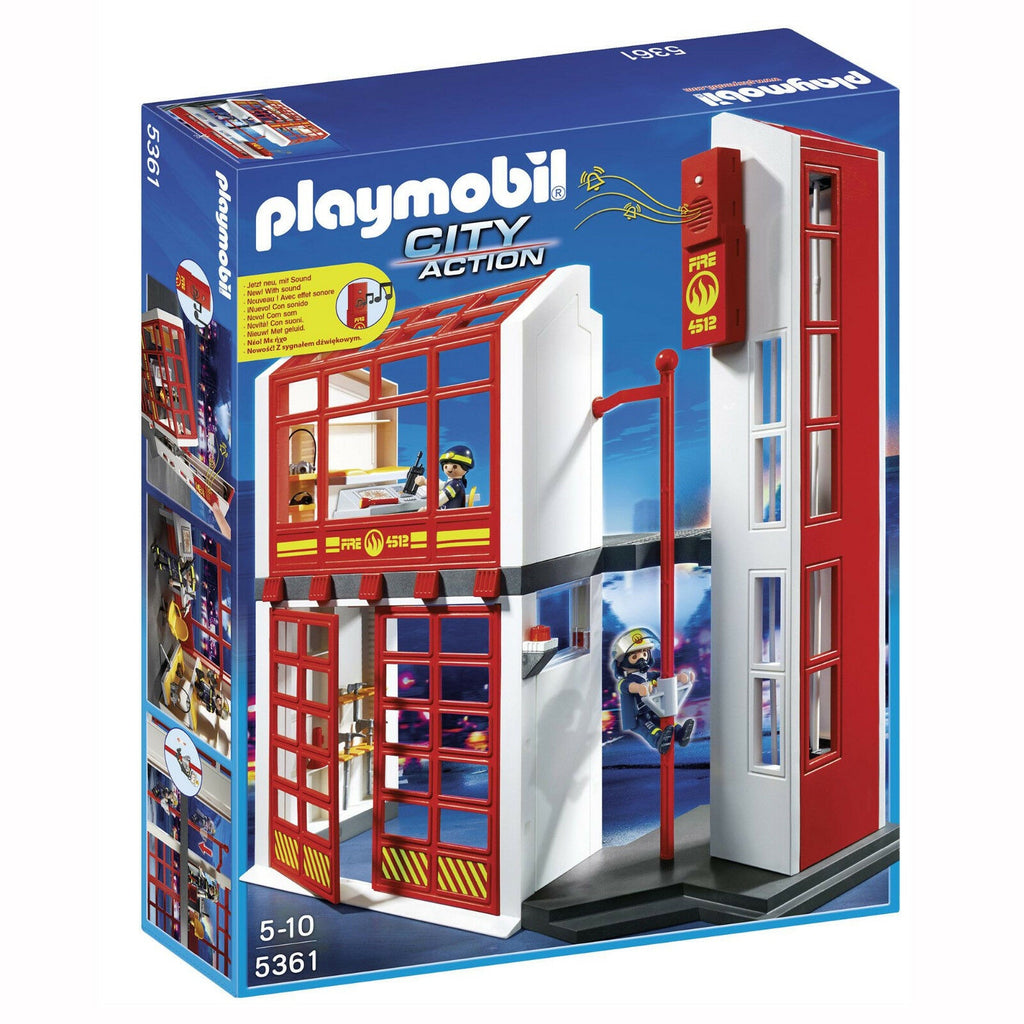 Playmobil - Fire Station with Alarm 5361