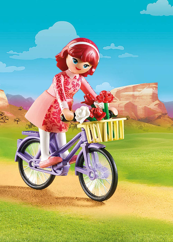 Playmobil - Maricela with Bicycle