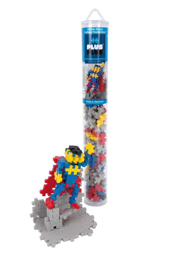 PLUS-PLUS - SUPERHERO/CHARACTER - 100 PCS TUBE