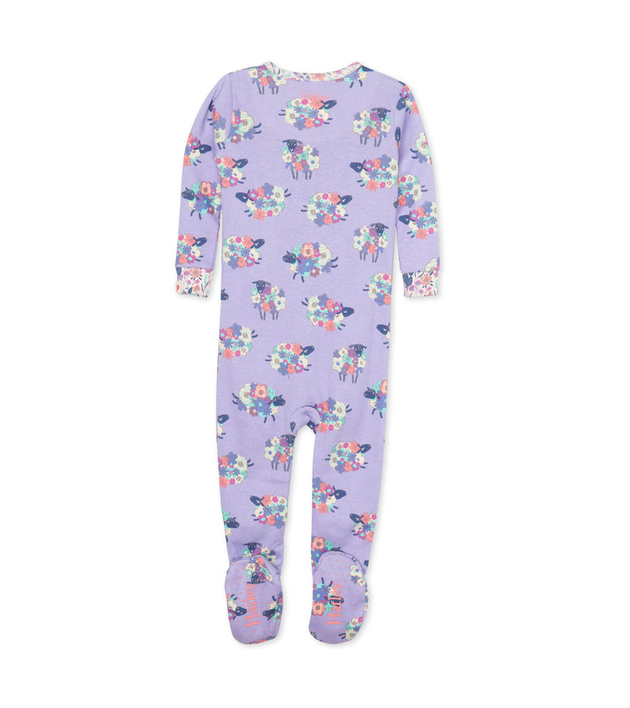 Counting Sheep Organic Cotton Footed Coverall