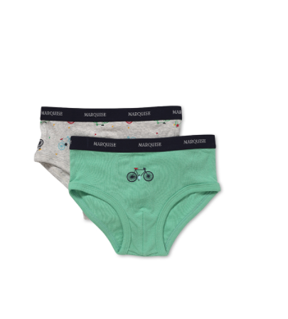 Boys Bicycle 2 Pack Underwear