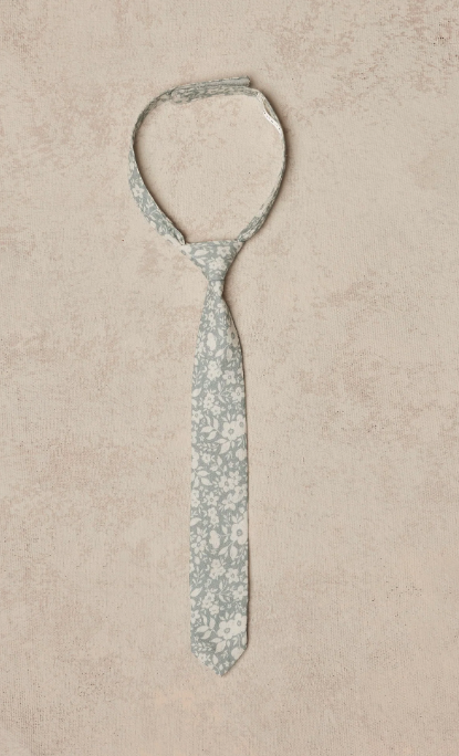 Skinny tie - Blue Floret