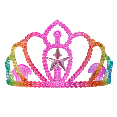 Rainbow Unicorn Star Crown