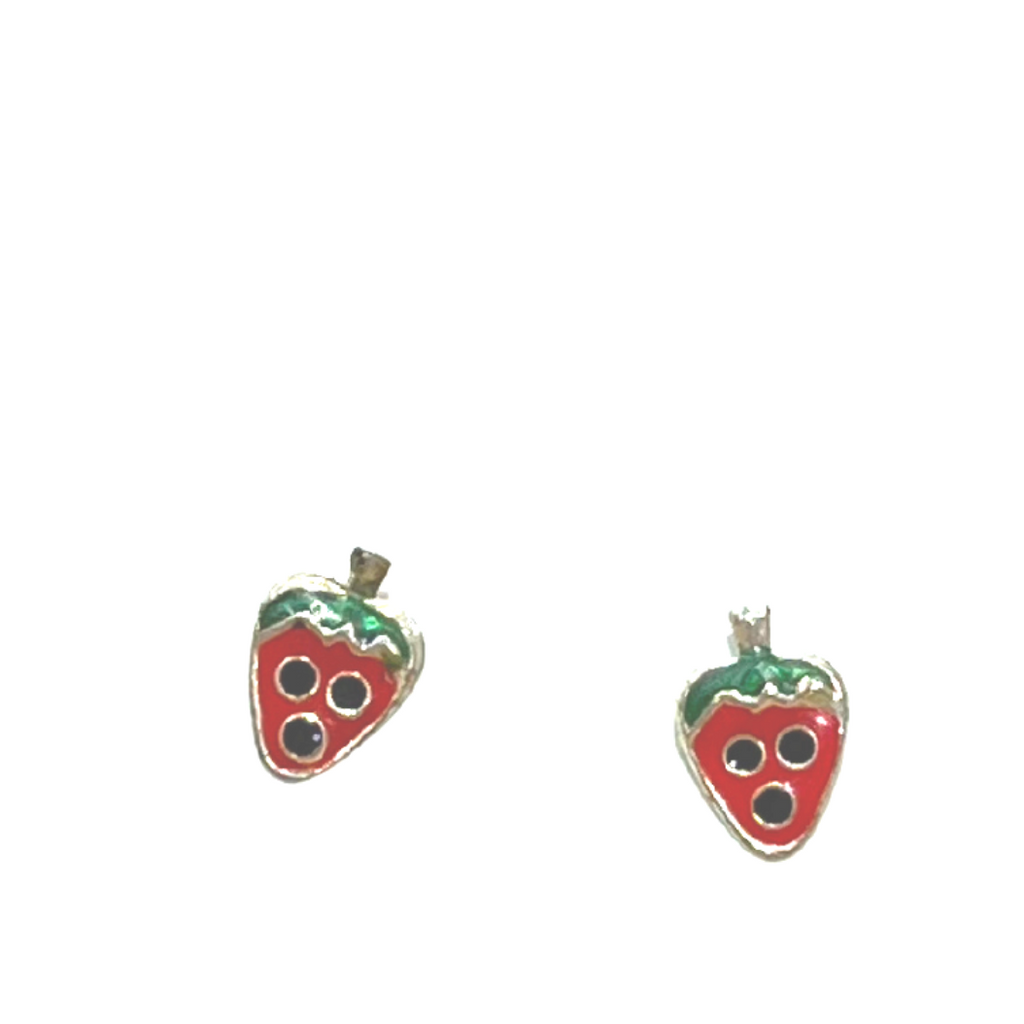 STRAWBERRY FACE 925 STUDS