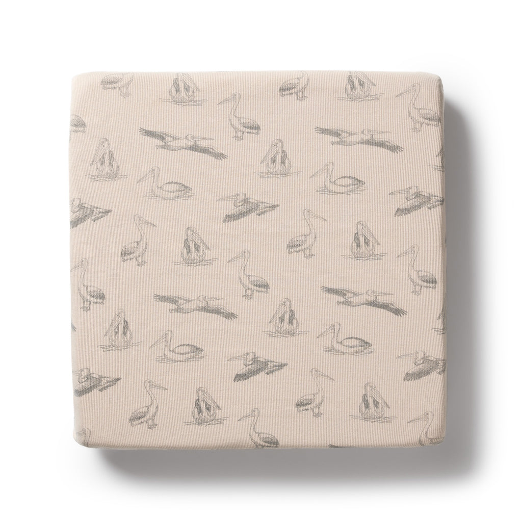 Little Pelican - Organic Rib Cot Sheet