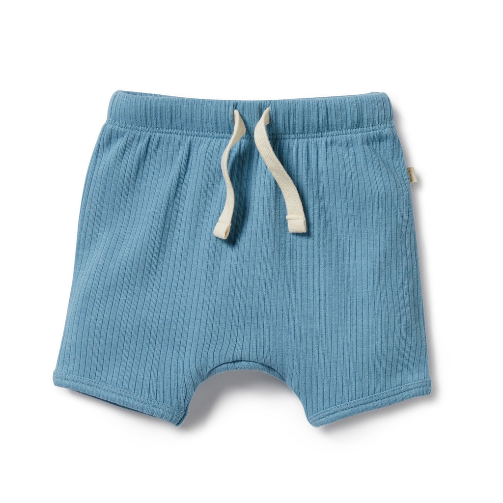 Sky Blue Organic Rib Short