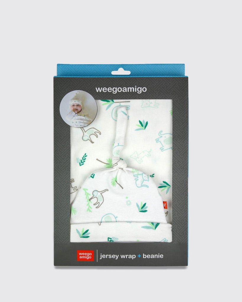 Weego Jersey Wrap + Beanie Set - Stompy