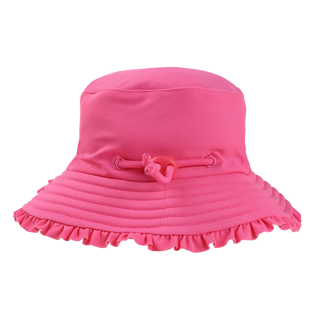 HOT PINK BABY SWIM SUN HAT