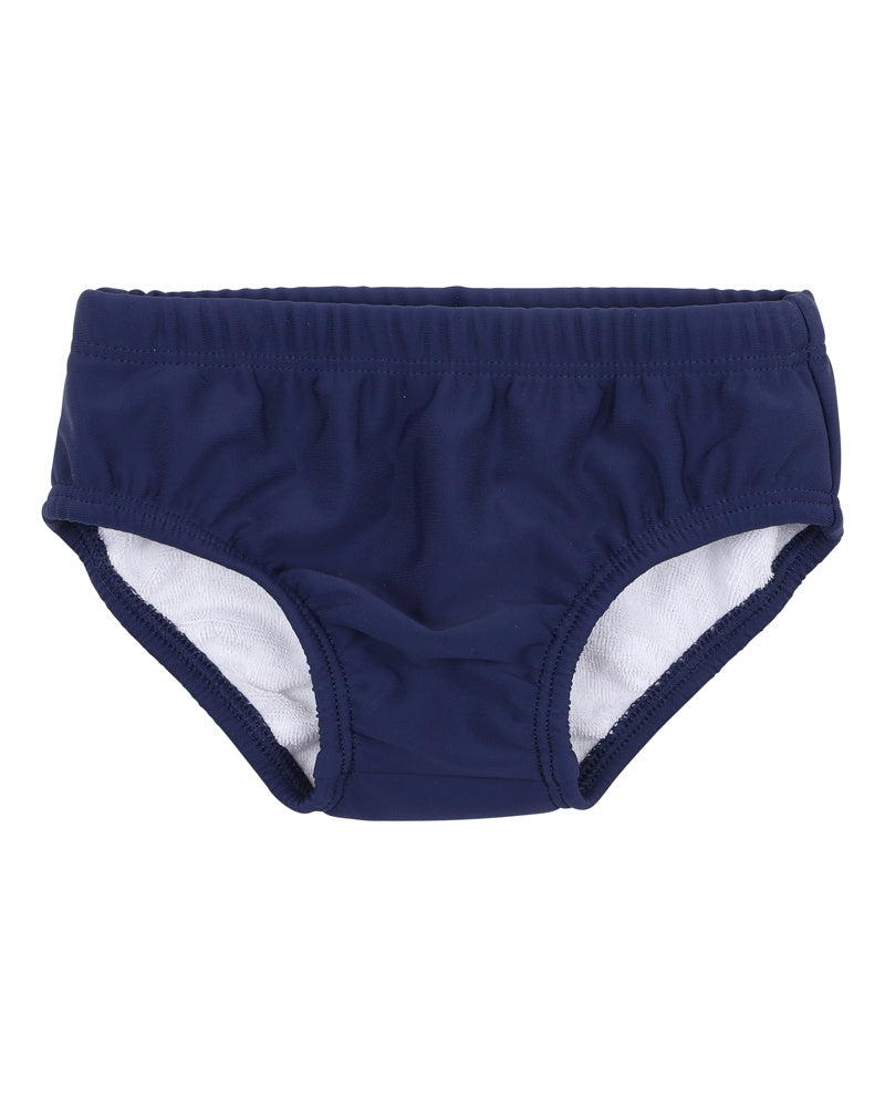 FRENCH NAVY AQUA NAPPY