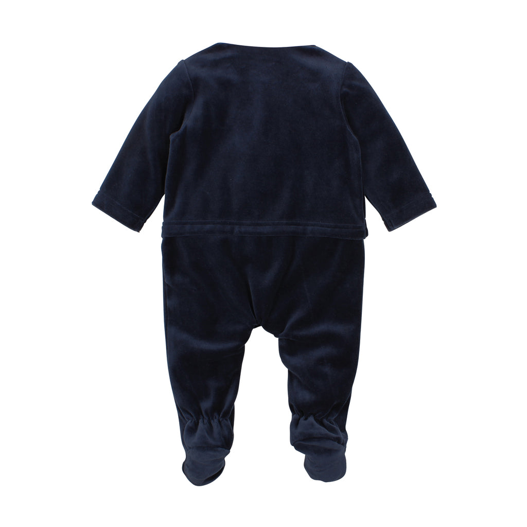 GEORGE SUIT ROMPER NAVY