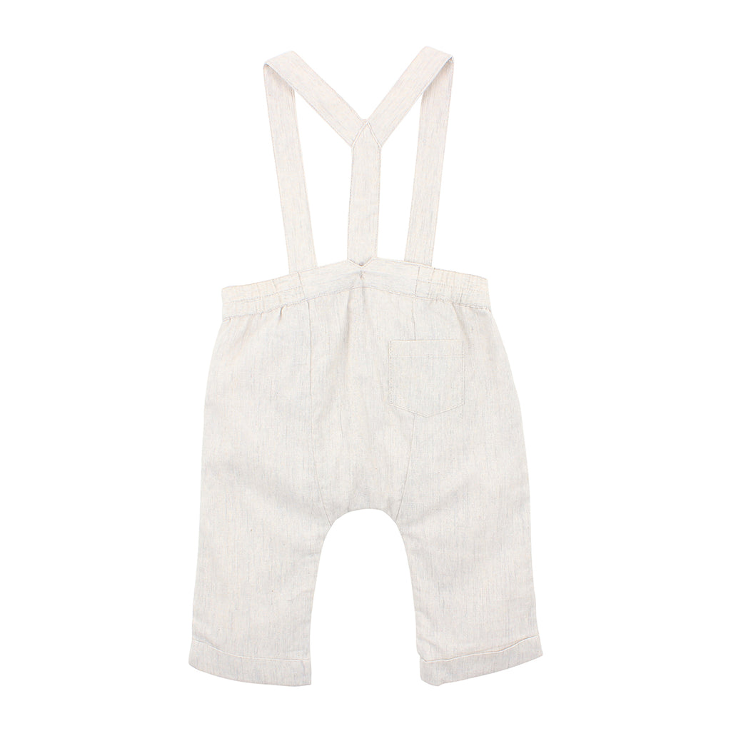 CHARLES CHRISTENING OVERALLS - IVORY