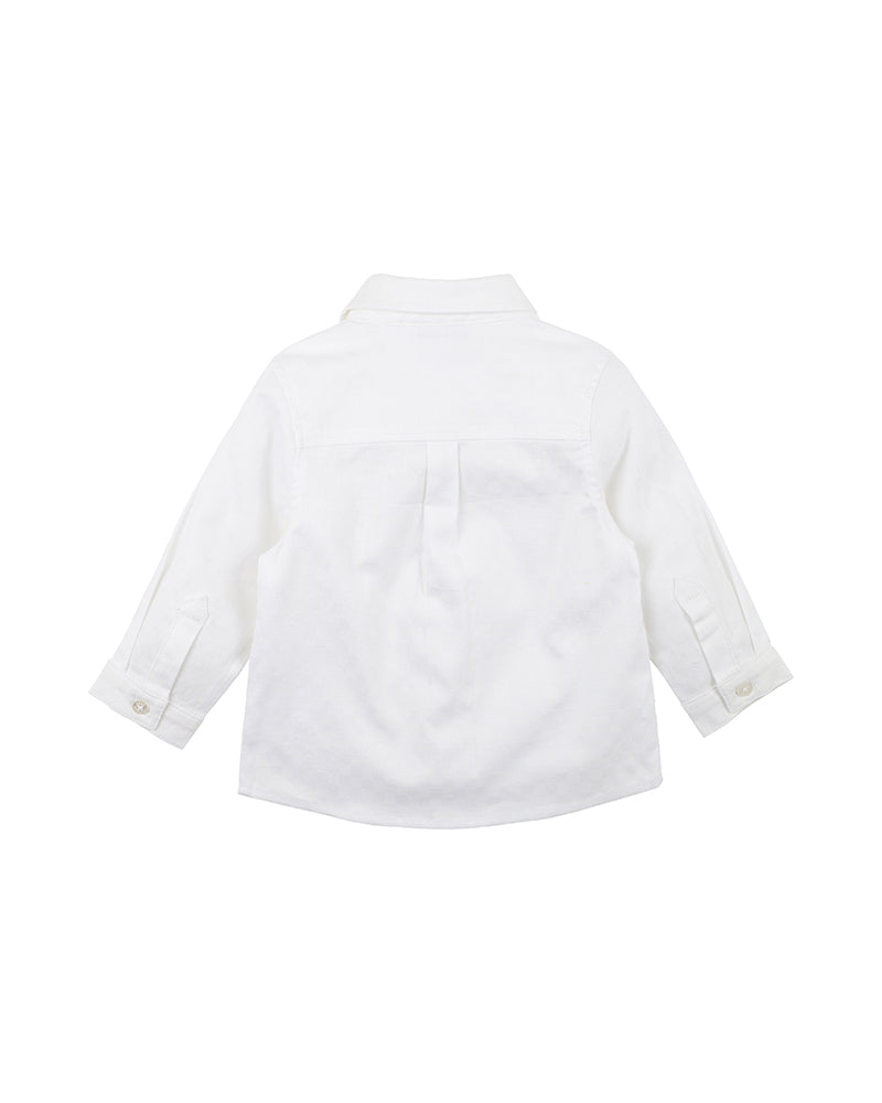 ALBERT LS BABY SHIRT - CLOUD