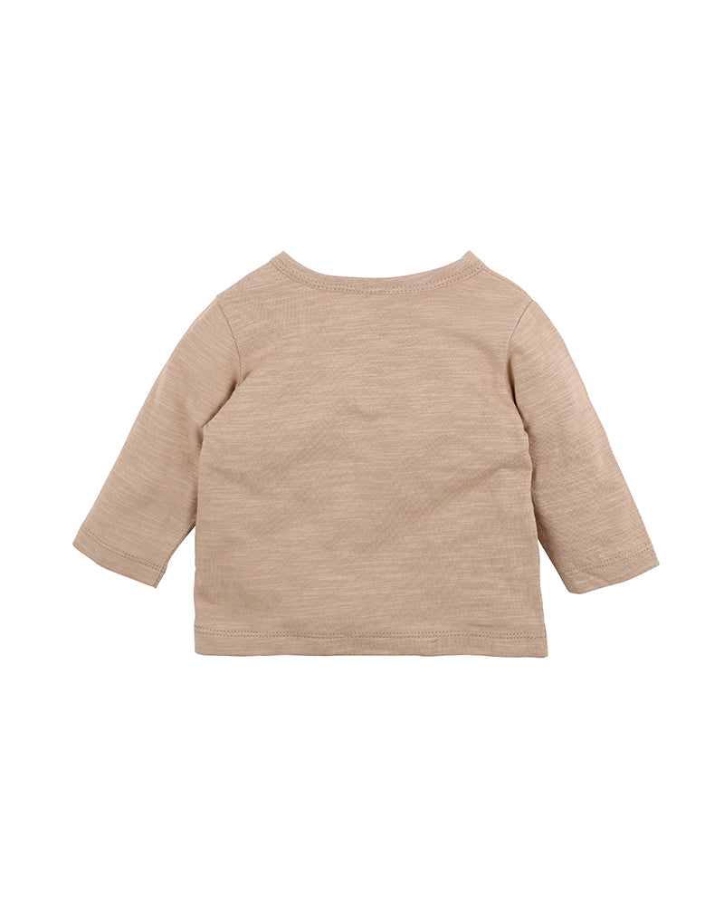 SCOUT ADVENTURE LS BABY TEE - LATTE