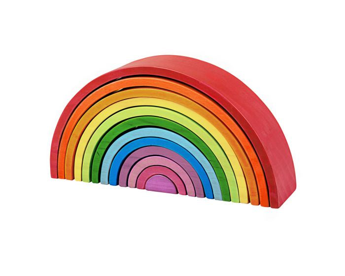 Bigjigs Toys - Wooden Stacking Rainbow - Large