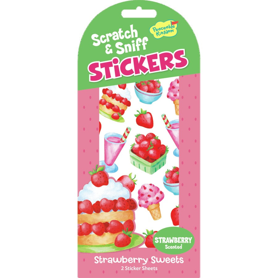 Mini Stickers Strawberry Scratch