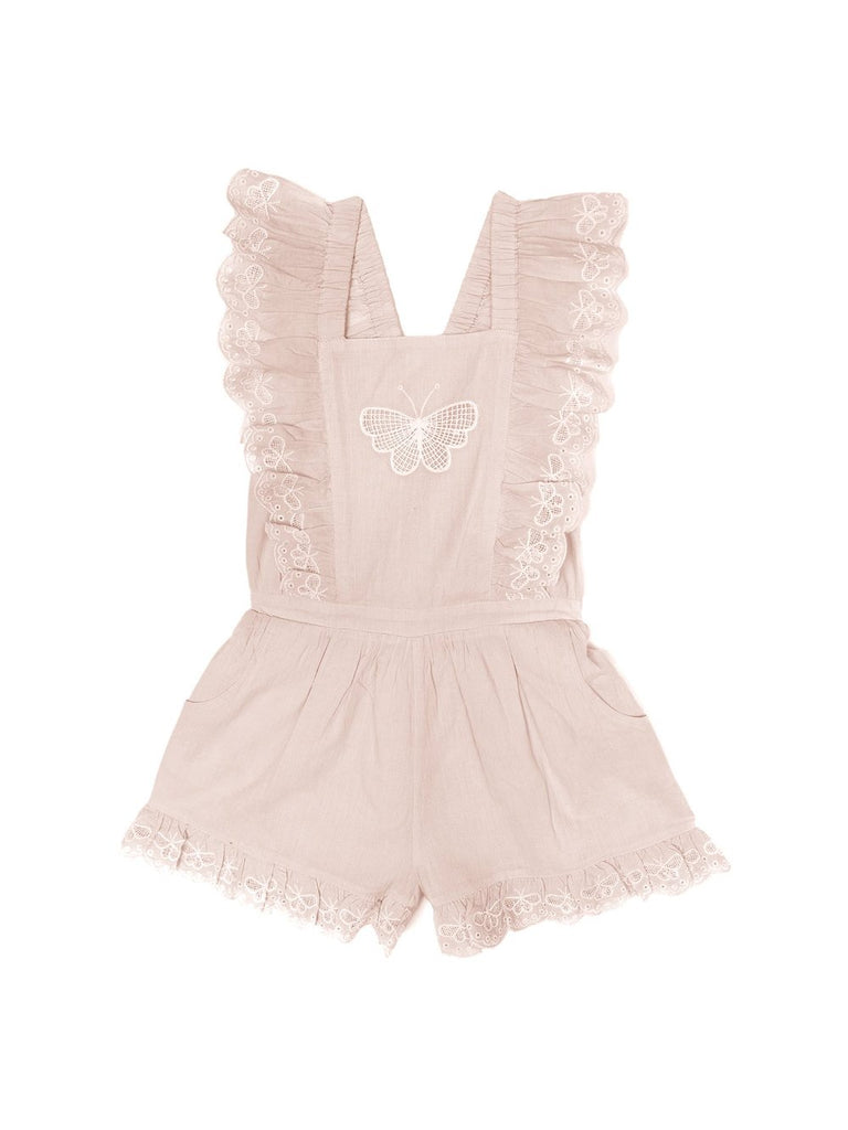 BUTTERFLY KISSES ONESIE PINK CHABLIS