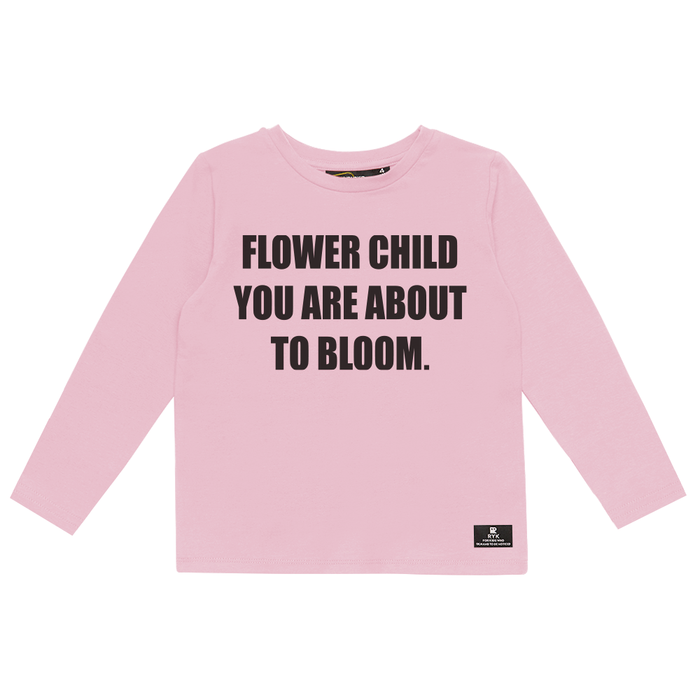 FLOWER CHILD T-SHIRT - PINK