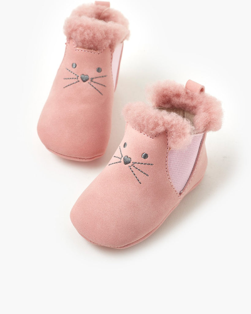 Tulip Bootie - Pale Pink