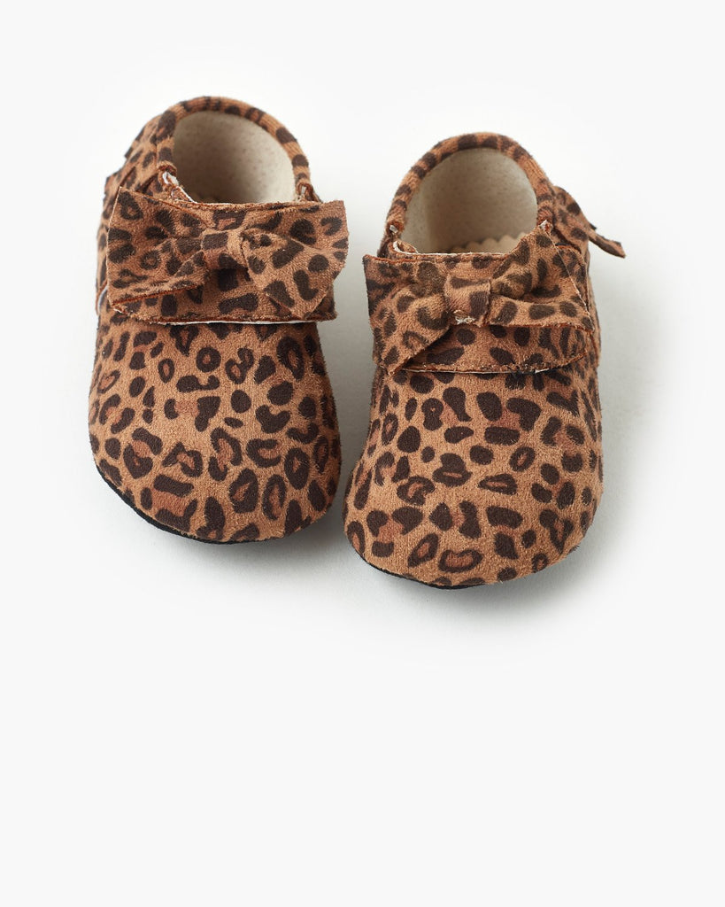 Remi Bow Bootie - Tan Leopard