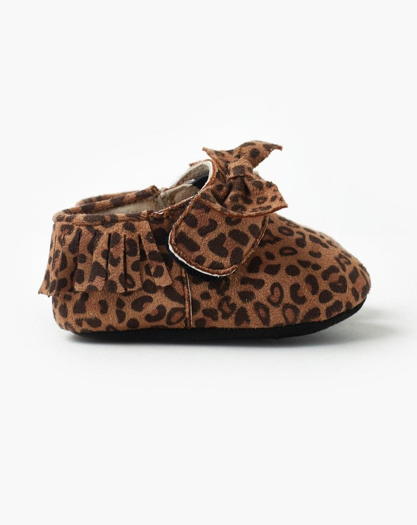 Remi Bow Bootie - Tan Leopard