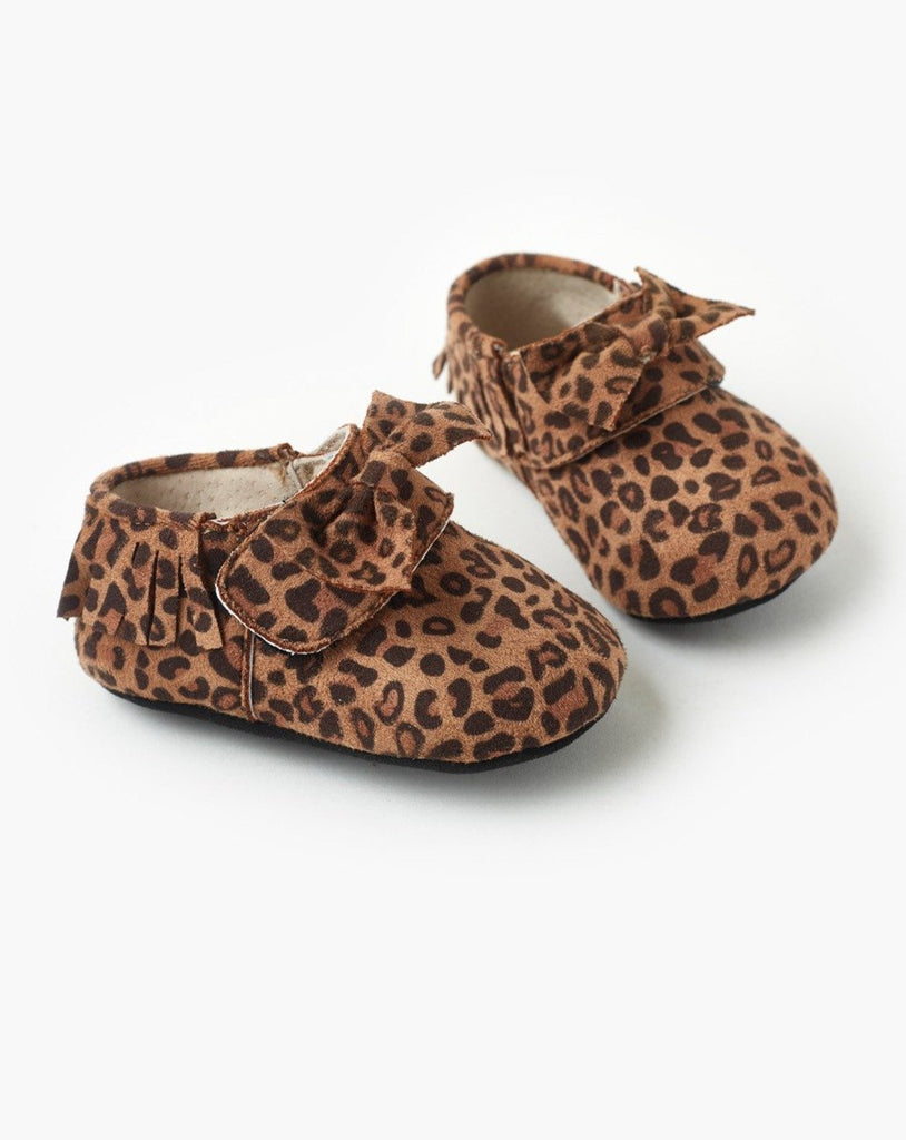 Remi Bow Bootie - Tan Leopard