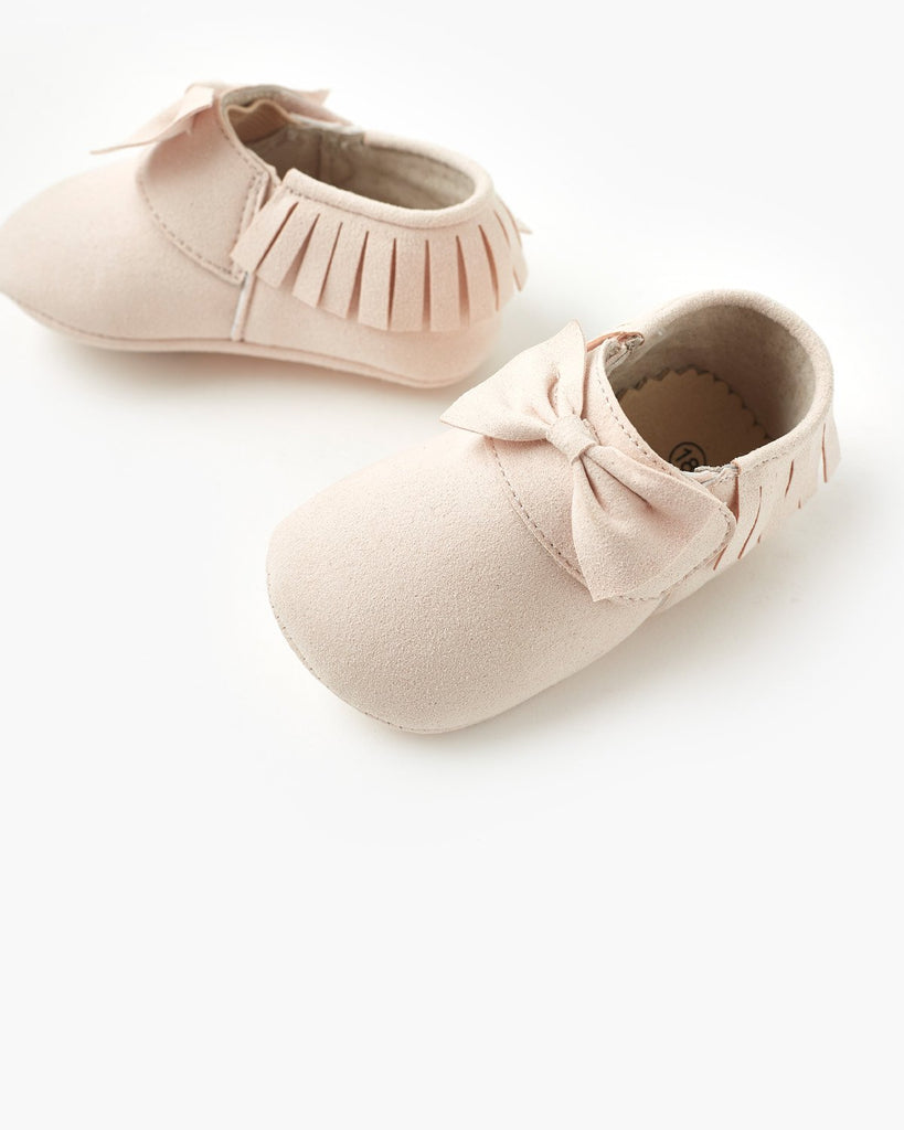 Remi Bow Bootie - Pale Pink