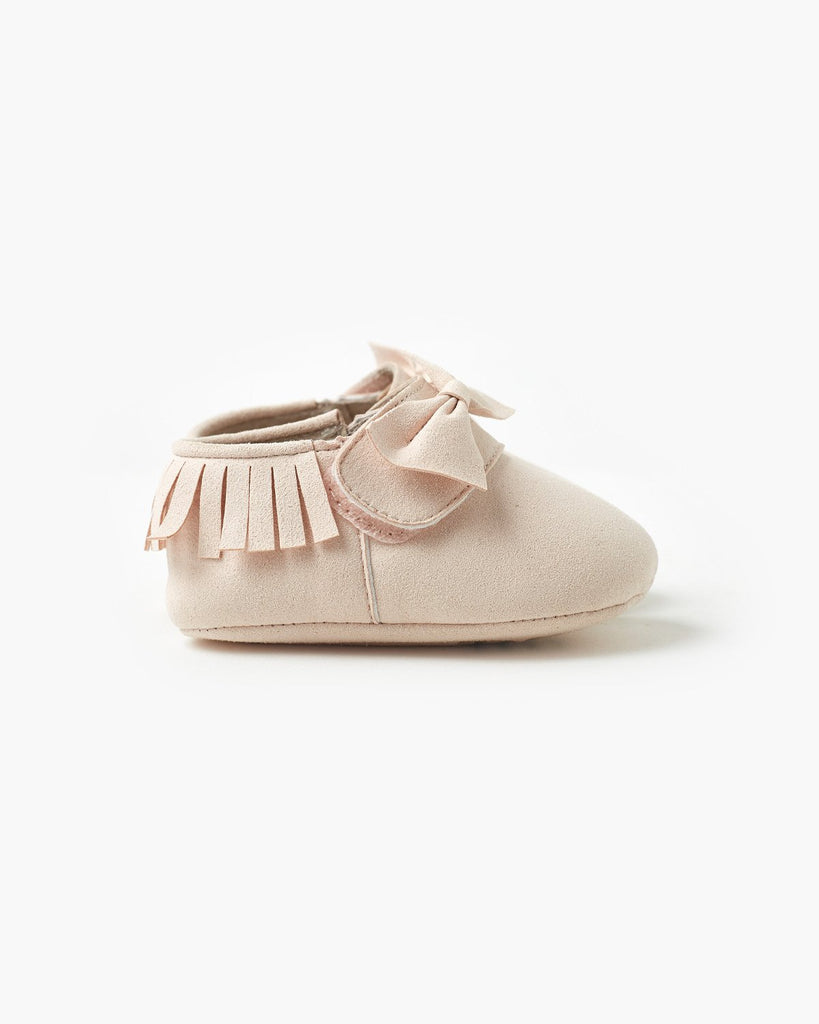 Remi Bow Bootie - Pale Pink