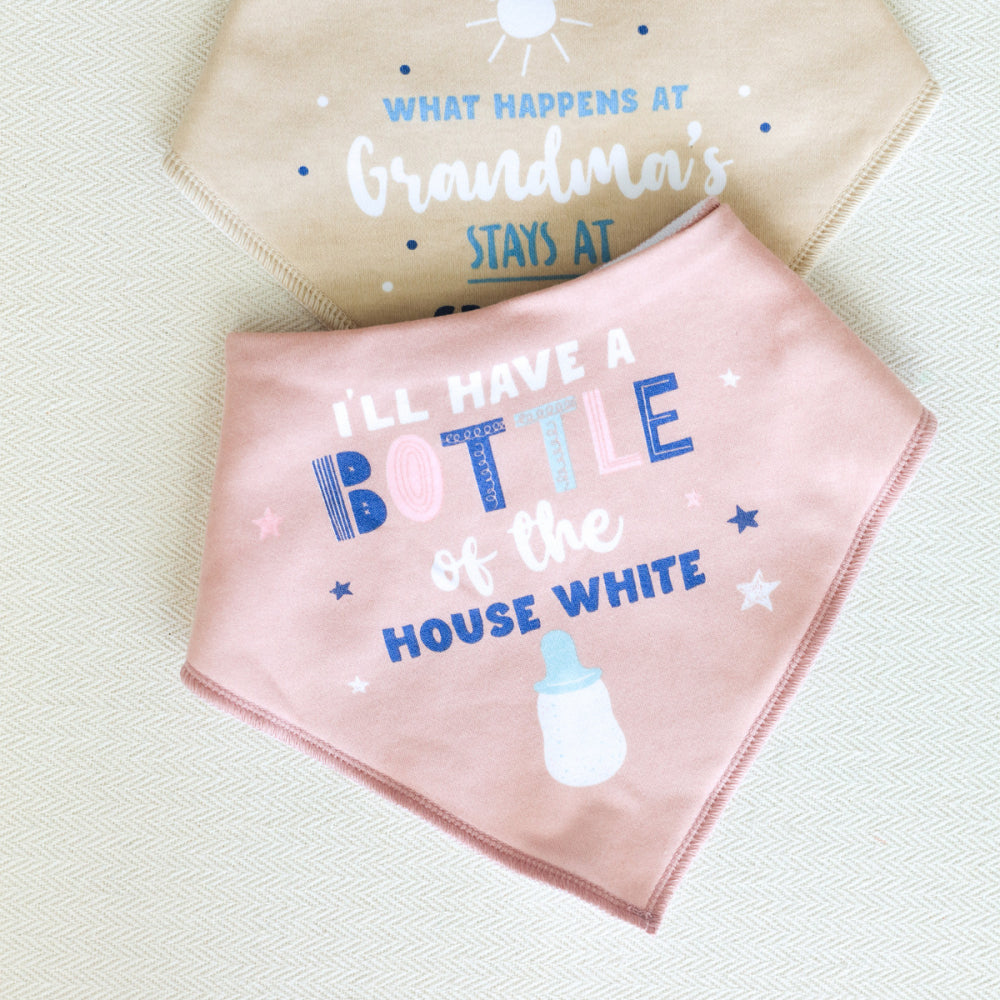 Baby House White Bib