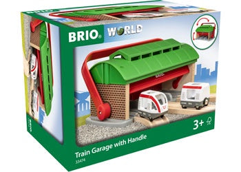BRIO Destination - Train Garage w Handle 3 pcs