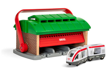 BRIO Destination - Train Garage w Handle 3 pcs