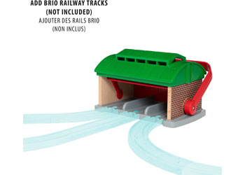 BRIO Destination - Train Garage w Handle 3 pcs