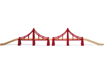 BRIO Bridge - Double Suspension Bridge, 5 pieces