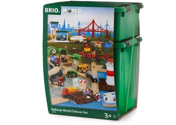 BRIO Set - Railway World Deluxe Set, 106 pieces