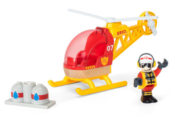 BRIO Vehicle - Firefighter Helicopter, 3 pieces