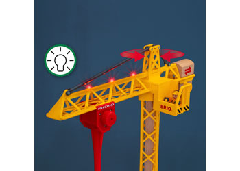 BRIO Crane - Construction Crane w Lights 5 pcs