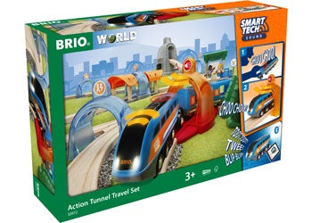 BRIO Smart Tech Sound Action Tunnel Travel Set