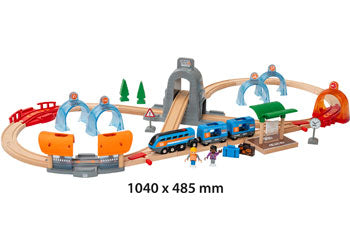 BRIO Smart Tech Sound Action Tunnel Travel Set