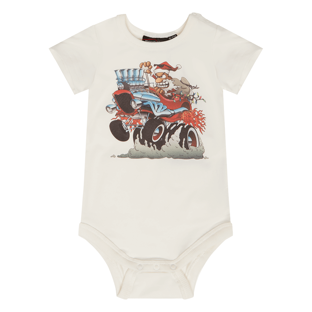 SANTA HOT ROD BODYSUIT