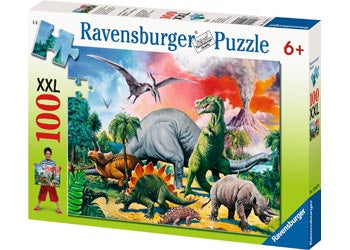 Among the Dinosaurs Puzzle 100pc