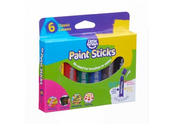 Little Brian Paint Sticks - Classic 6 pk