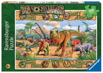 Dinosaurs Puzzle 100pc
