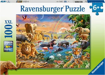 Ravensburger - Savannah Jungle Waterhole 100 pieces