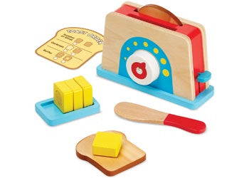M&D - Let's Play House! Toaster, Bread & Butter Set