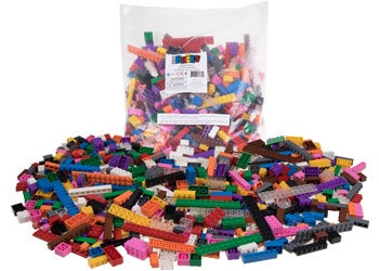 Strictly Briks - 12 Rainbow Colour Blocks - 672 pcs