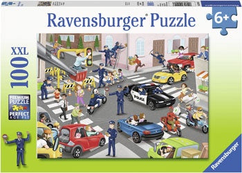 Police on Patrol Puzzle 100 pieces