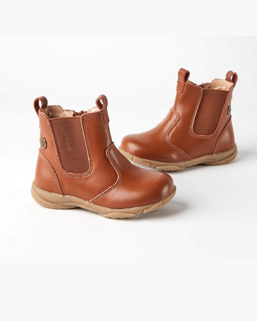 Rodeo Leather Boot - Chestnut