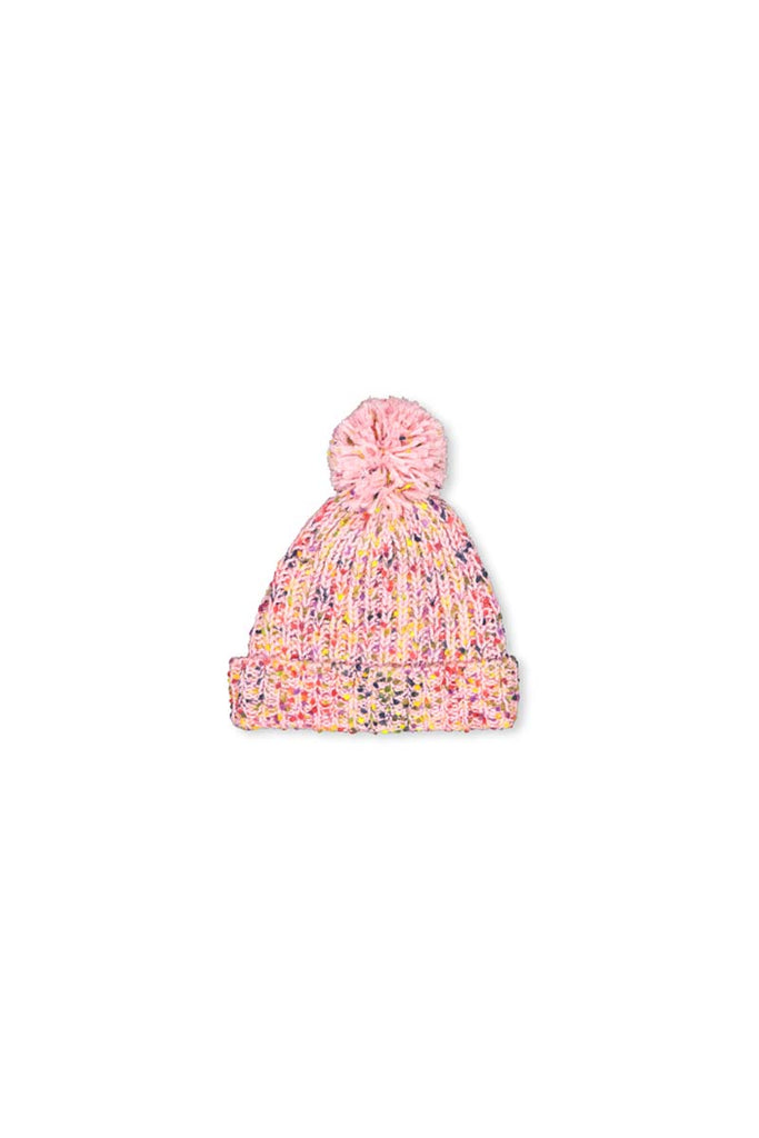 BEANIE PINK FLECK