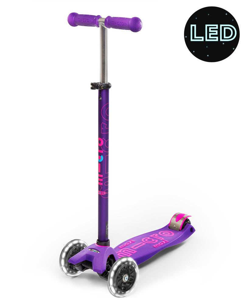 Maxi Micro Deluxe LED Scooter - Purple