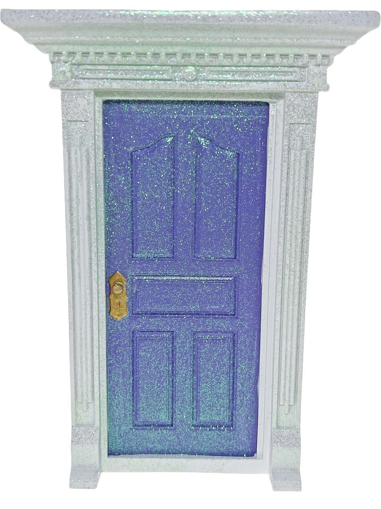 Purple Glitter Fairy Door