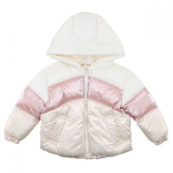 FOREST PUFFA JACKET - PINK MULTI